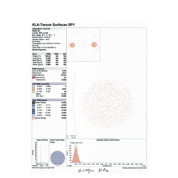 校正晶圓標準片
