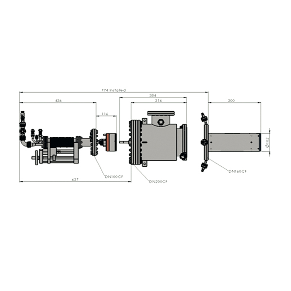 合金納米顆粒UHV沉積源