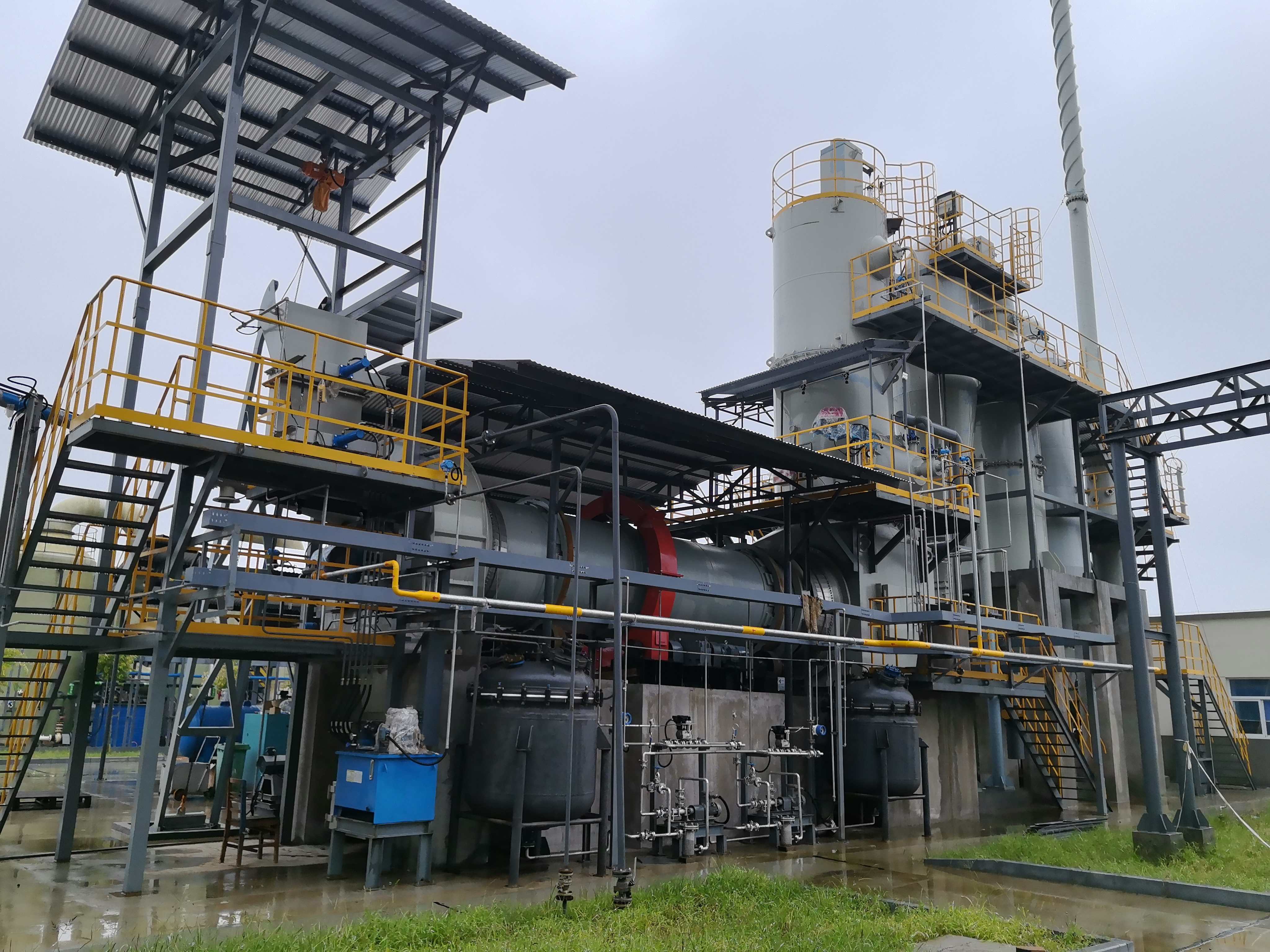 pyrolysis gasifier medical waste