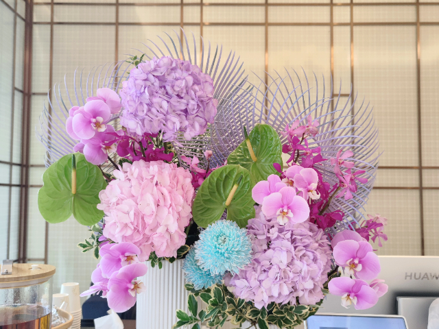 清遠醫院花藝美陳,花藝