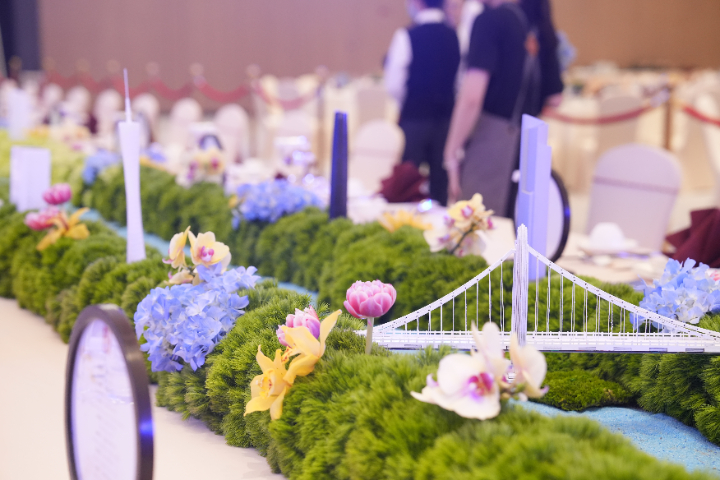 長沙商場花藝布置,花藝