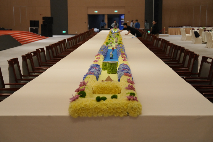 廣東金融高新區(qū)酒店花藝布置 廣州麗芳園林生態(tài)科技股份供應(yīng)