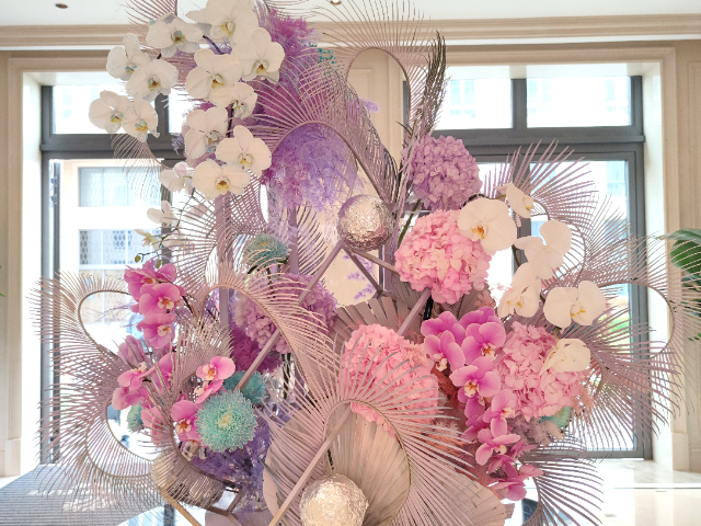 長沙商場花藝布置,花藝