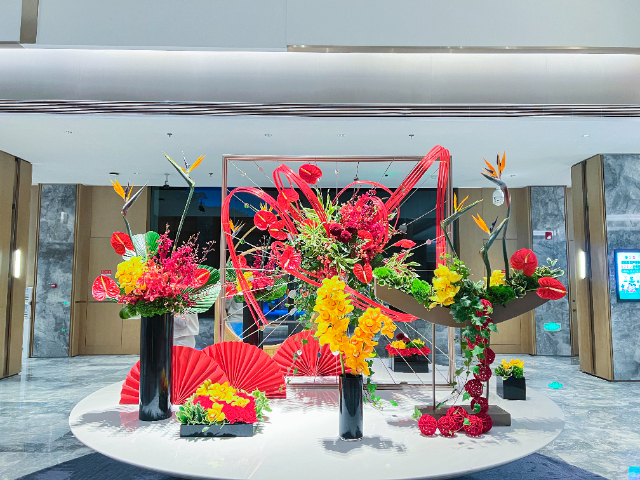 南寧展會(huì)花藝布置,花藝