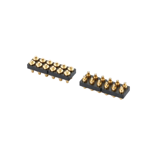 12Pin插板式Pogo pin連接器（公端）