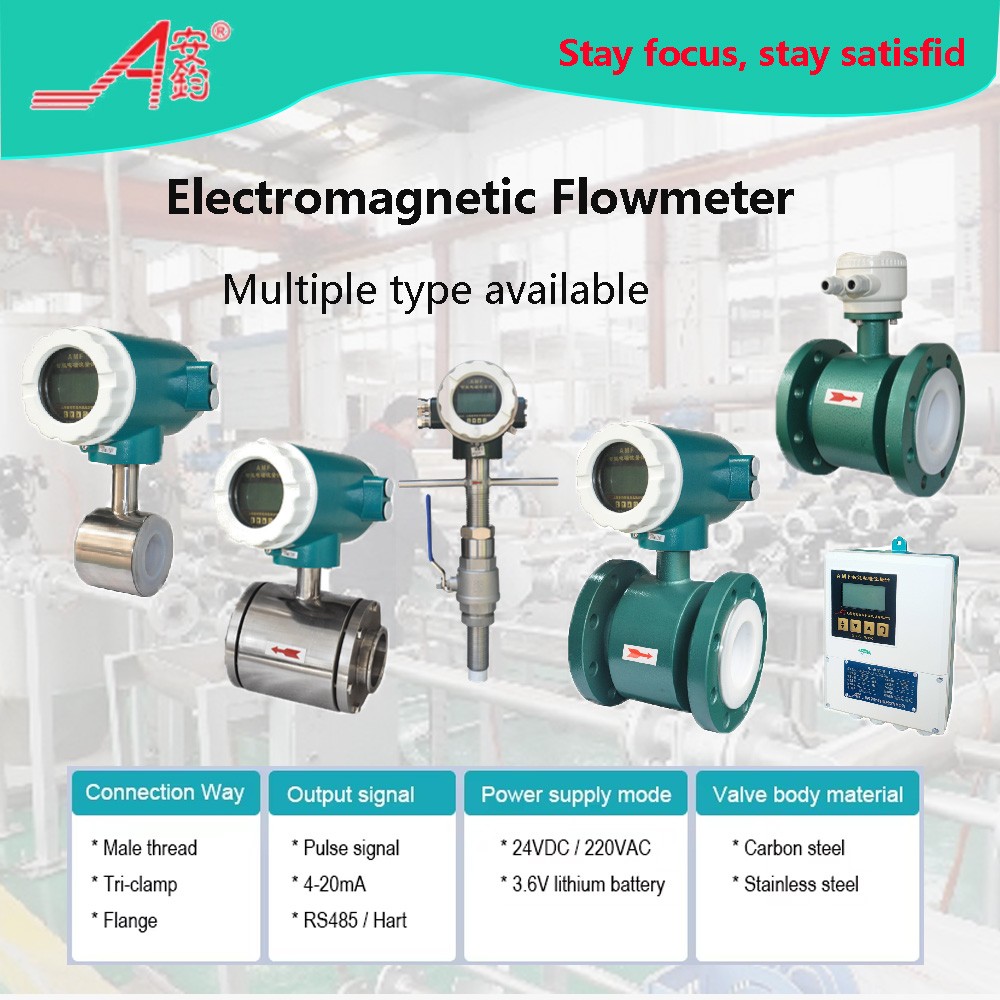 Magnetic Flowmeter Gsm Card Gprs Tap Water Sewage Wireless Remote Transmission Electromagnetic Flow Meter