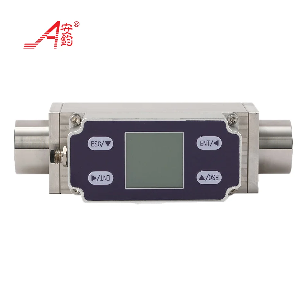 Digital Micro Thermal Gas Mass Flow Meter for Air, Nitrogen & CO2 | ANJUN