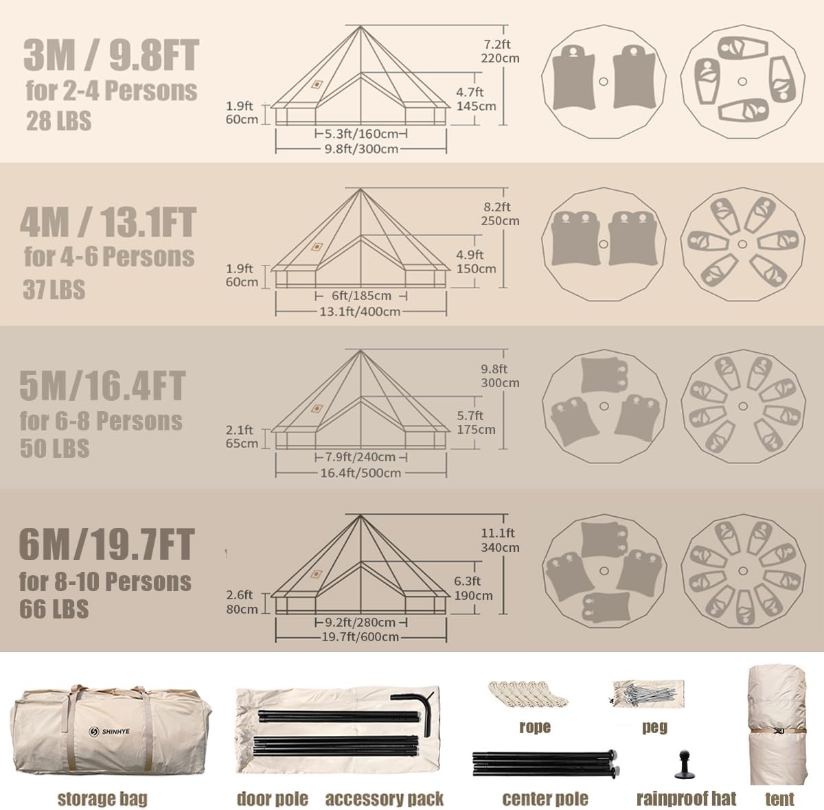 3M Standard Bell Tent 