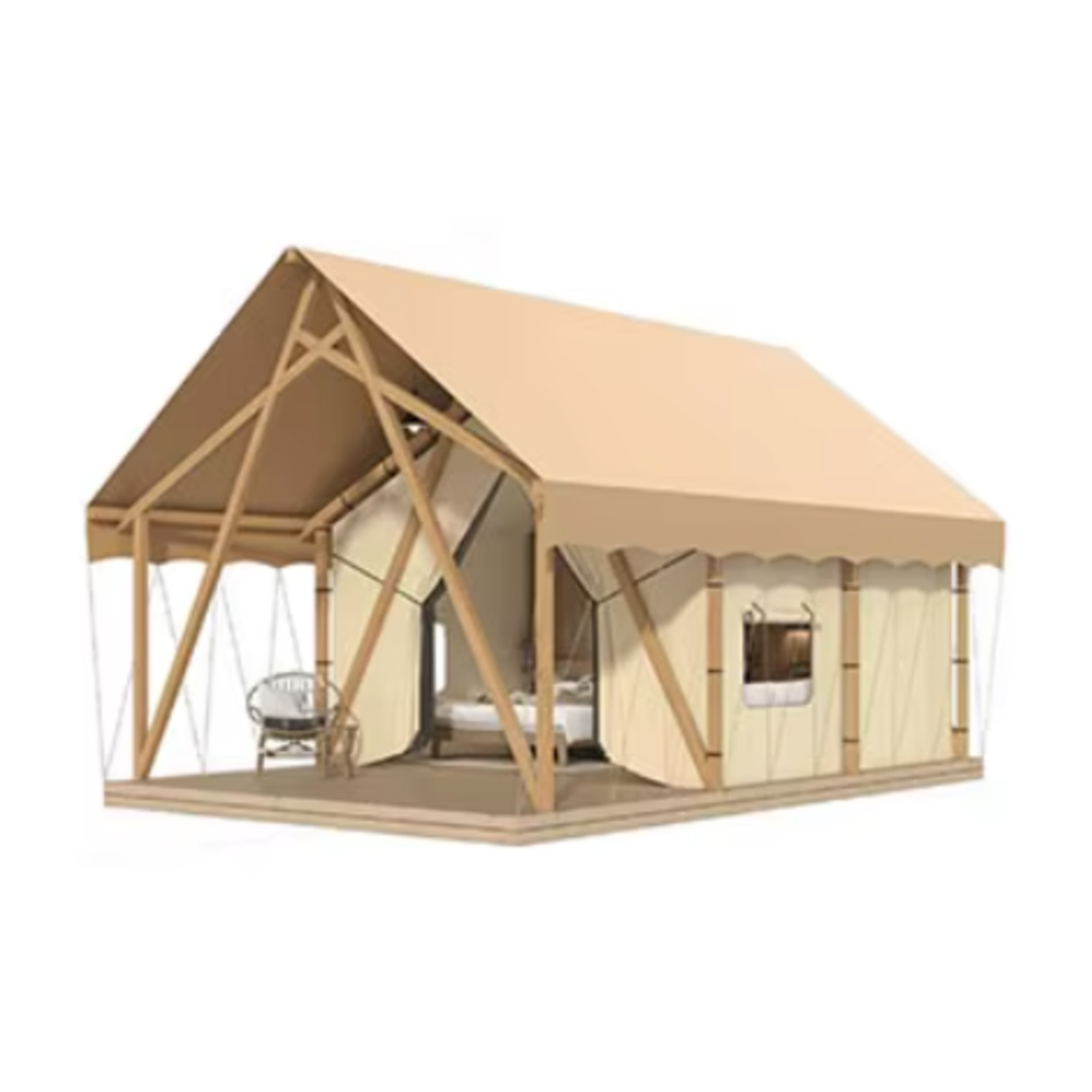 4.5×7m safari hotel tent 4.5×7m safari hotel tent