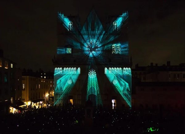 3dmapping建筑投影灯光秀