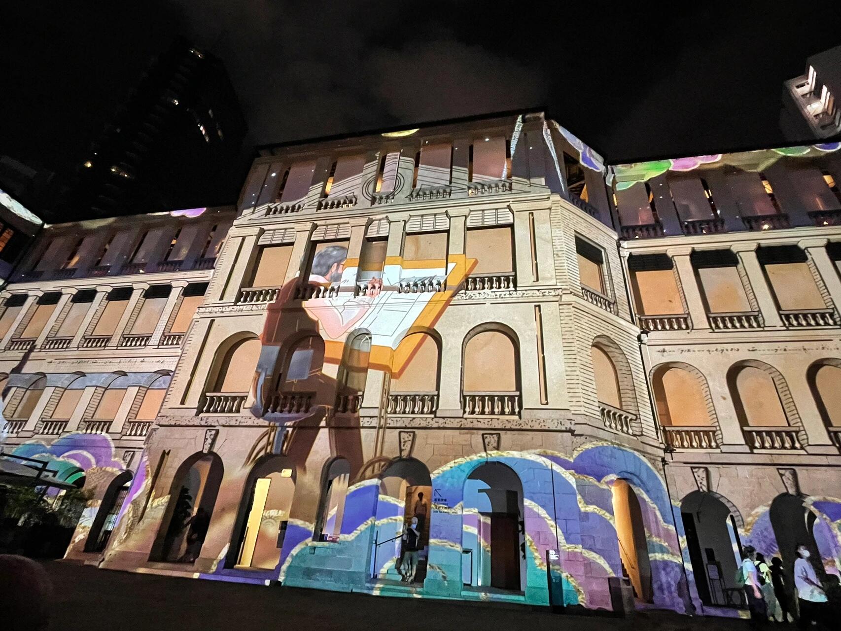 全息3D mapping楼体秀