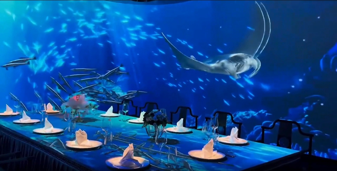 沉浸式光影餐厅