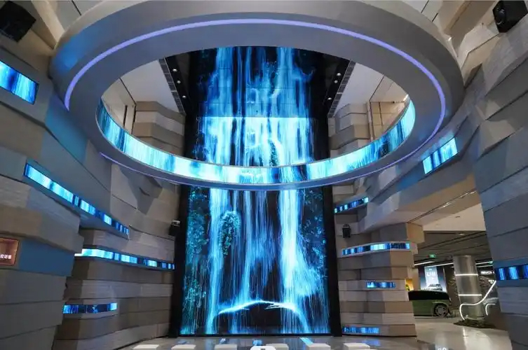 商场设计 | 商场中庭LED异形屏，商场户外裸眼3D大屏
