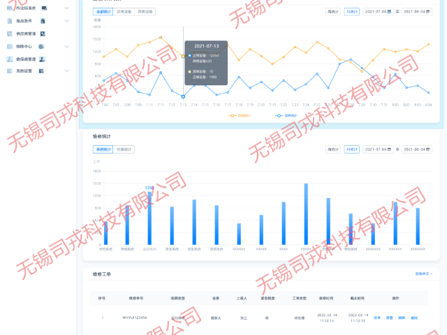 青島設(shè)備管理系統(tǒng)app 無錫司戎科技供應(yīng)