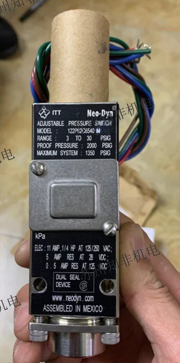 美國(guó)ITT Neo-Dyn壓力開(kāi)關(guān)232P43C6N,100P41CC6零壓開(kāi)關(guān),130P42CC6BHNR壓力控制器180P44C3B真空壓力開(kāi)關(guān)231P4S