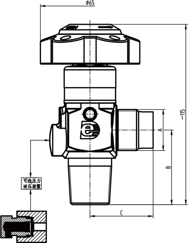 BF220-硬密封系列不銹鋼氣瓶閥