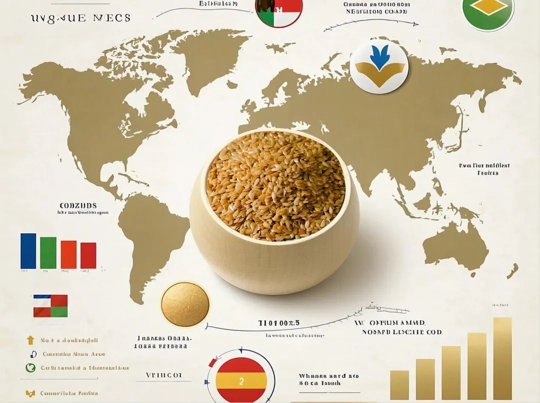 植物界的液體黃金來了！全球優(yōu)選300噸高含量α-亞麻酸黃金亞麻籽到倉，營養(yǎng)“含金量”拉滿！