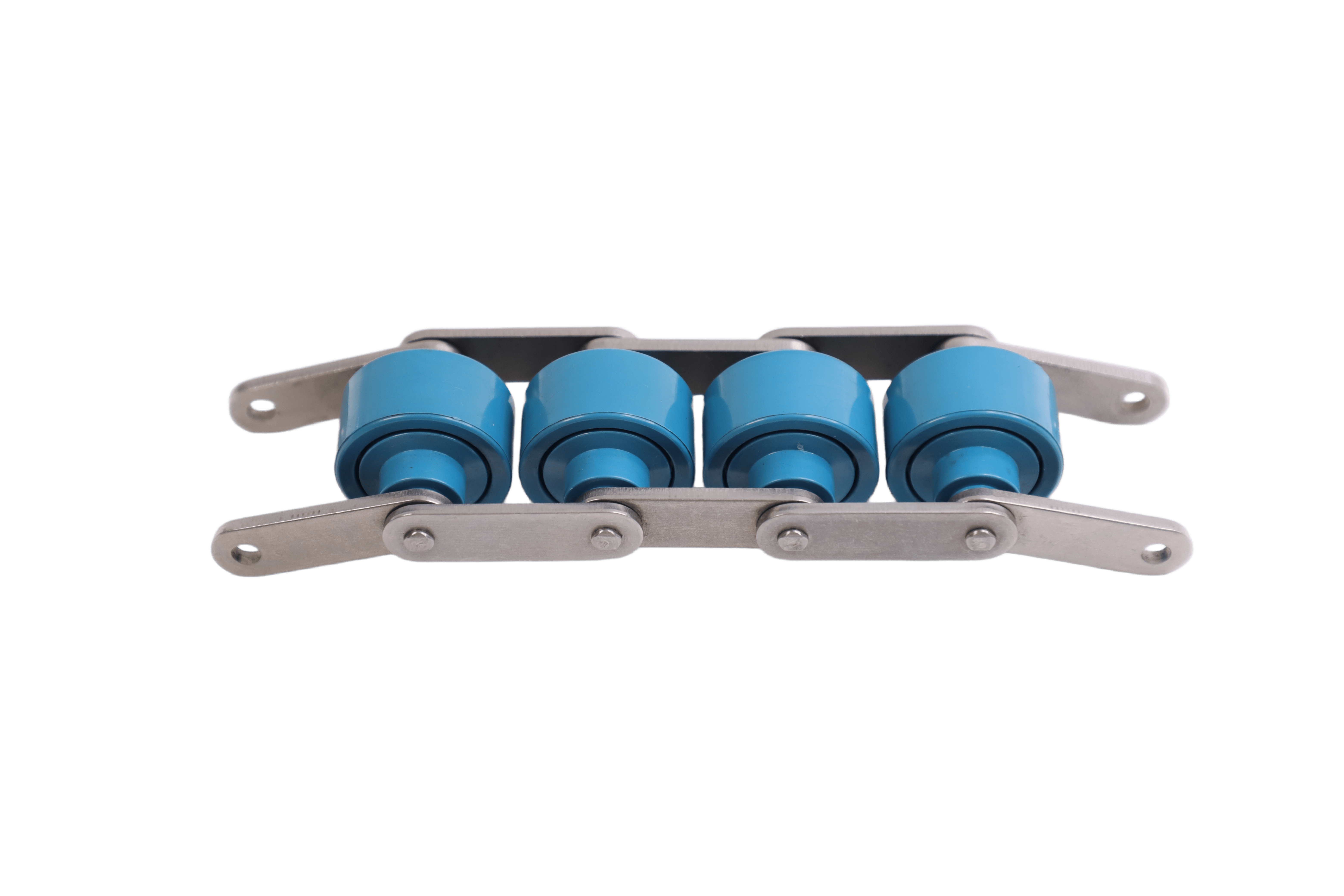 Stainless Steel Double Speed Chain with White & Blue Rollers | MUYUN CHAIN