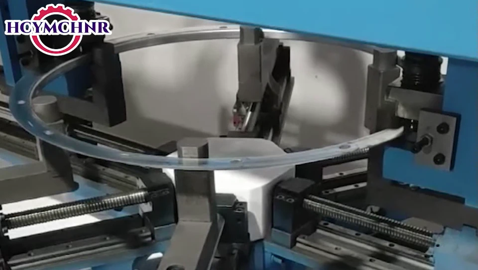 Round Duct Flange Punching Machine | HeCheng Source