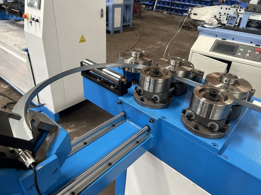 Round Duct Flange Forming Machine