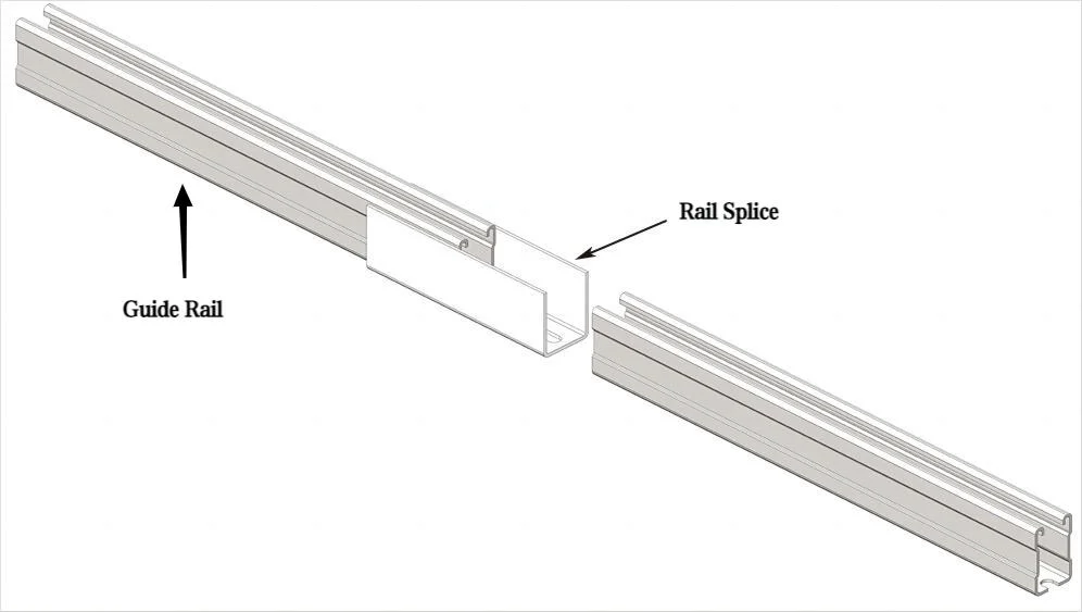 Handrail Splice Galvanized Steel Rail Splice For Rail Connecting-Single Box Rail Splice ...