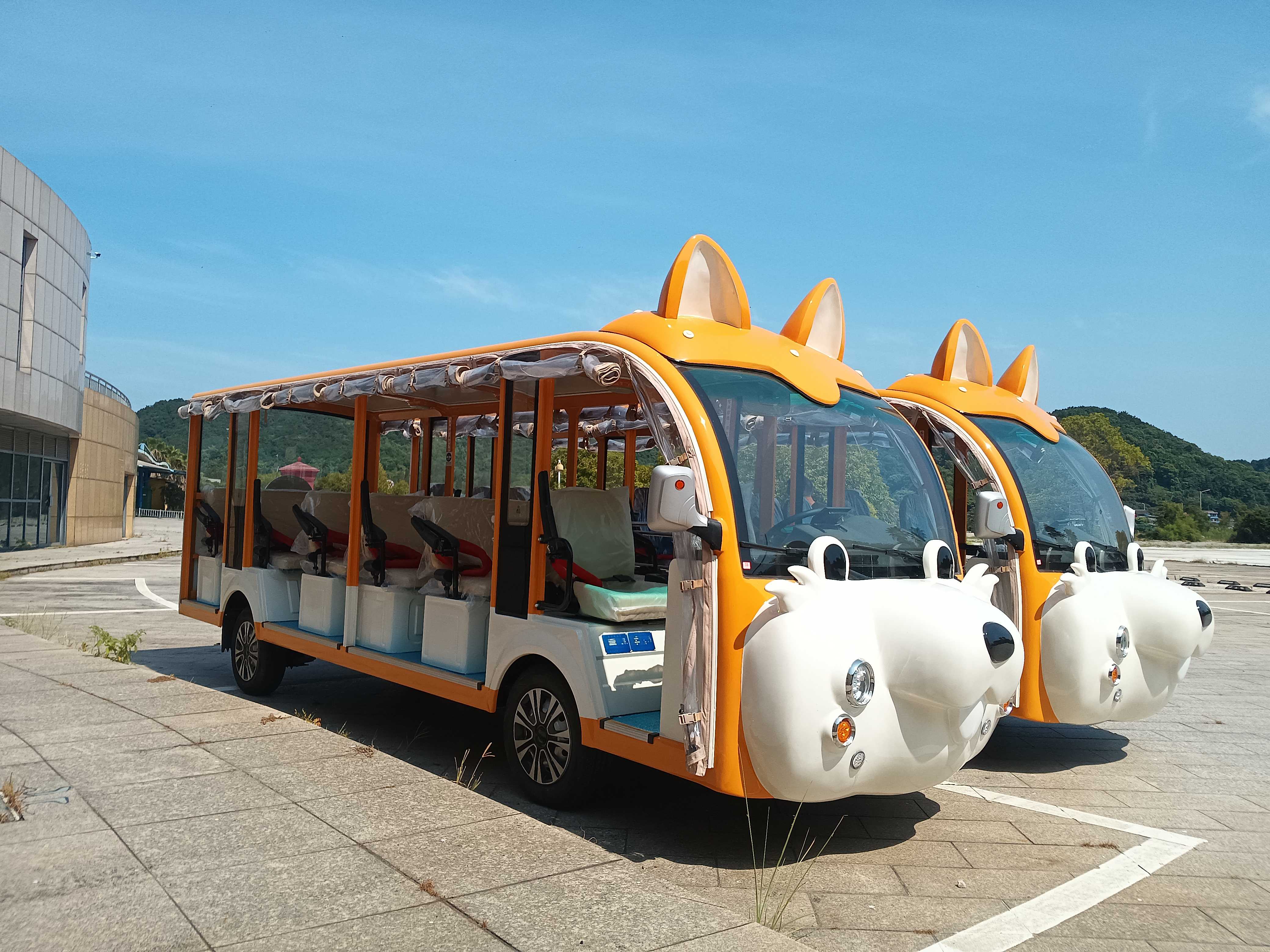 各位景區(qū)運(yùn)營方、合作伙伴們看過來～專菱卡通電動觀光車上大分