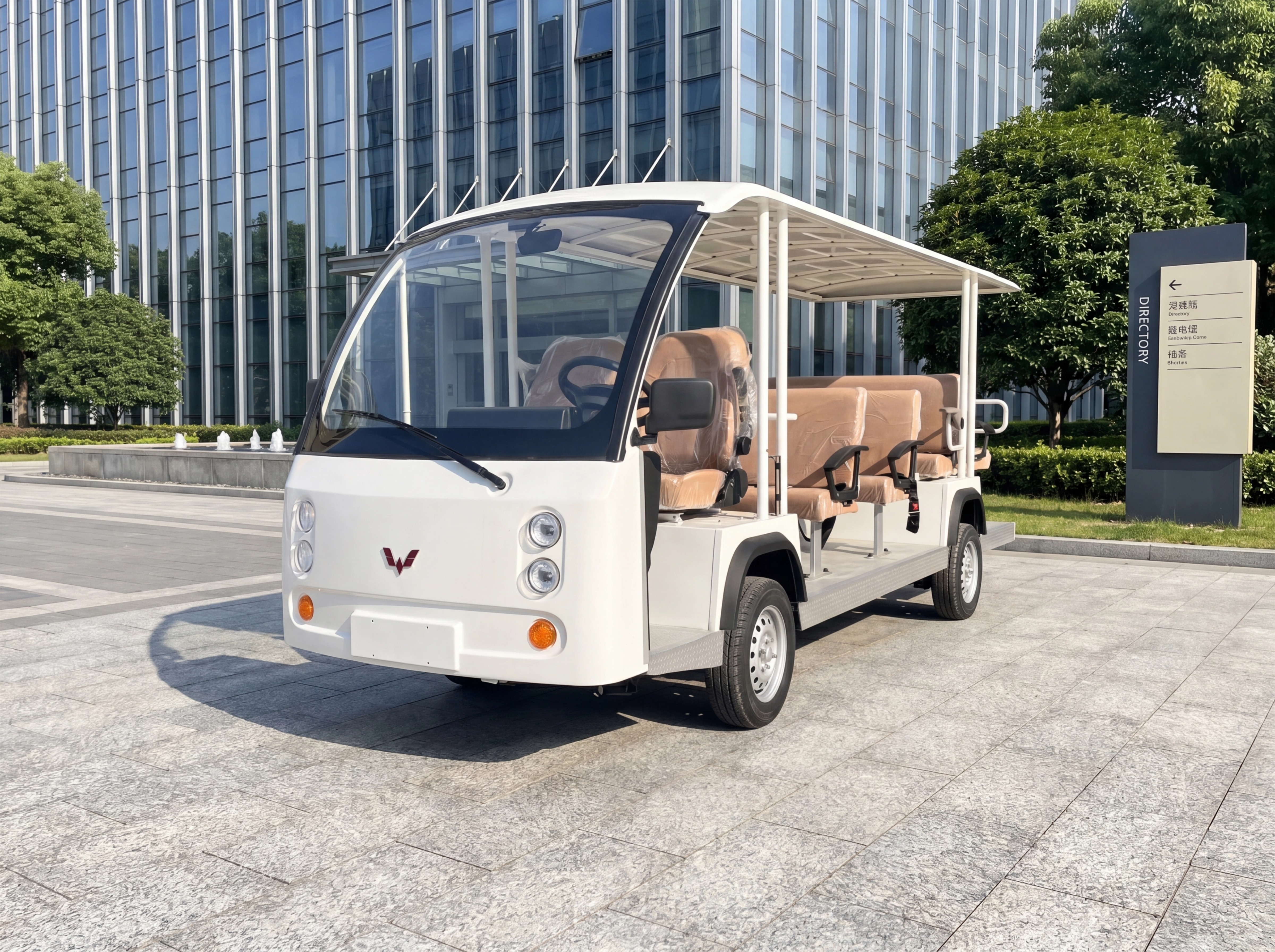 觀光車多少錢一輛？高性價(jià)比場(chǎng)內(nèi)通勤利器五菱43800元觀光車
