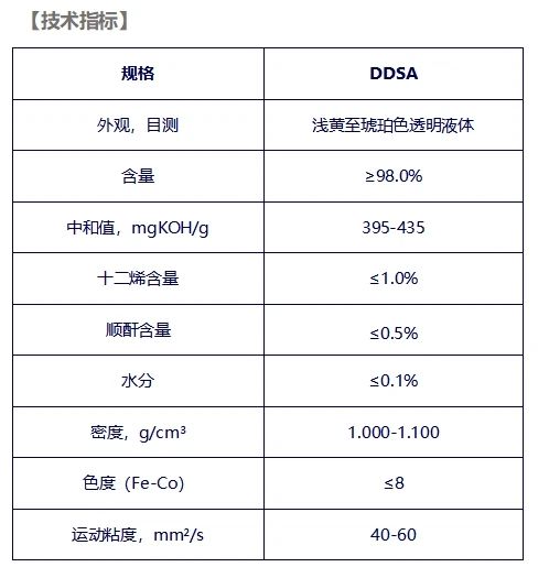 十二烯基丁二酸酐(DDSA)_广东华锦达新材科技有限公司
