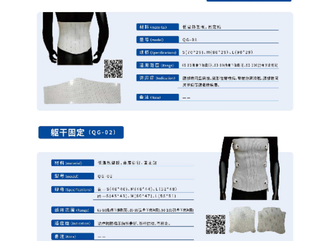 貴州頭頸醫用高分子夾板大概多少錢