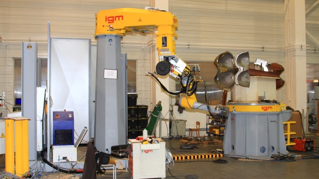 黑龍江自動(dòng)熱絲TIG窄間隙焊接機(jī)器人 寶利蘇迪供應(yīng)