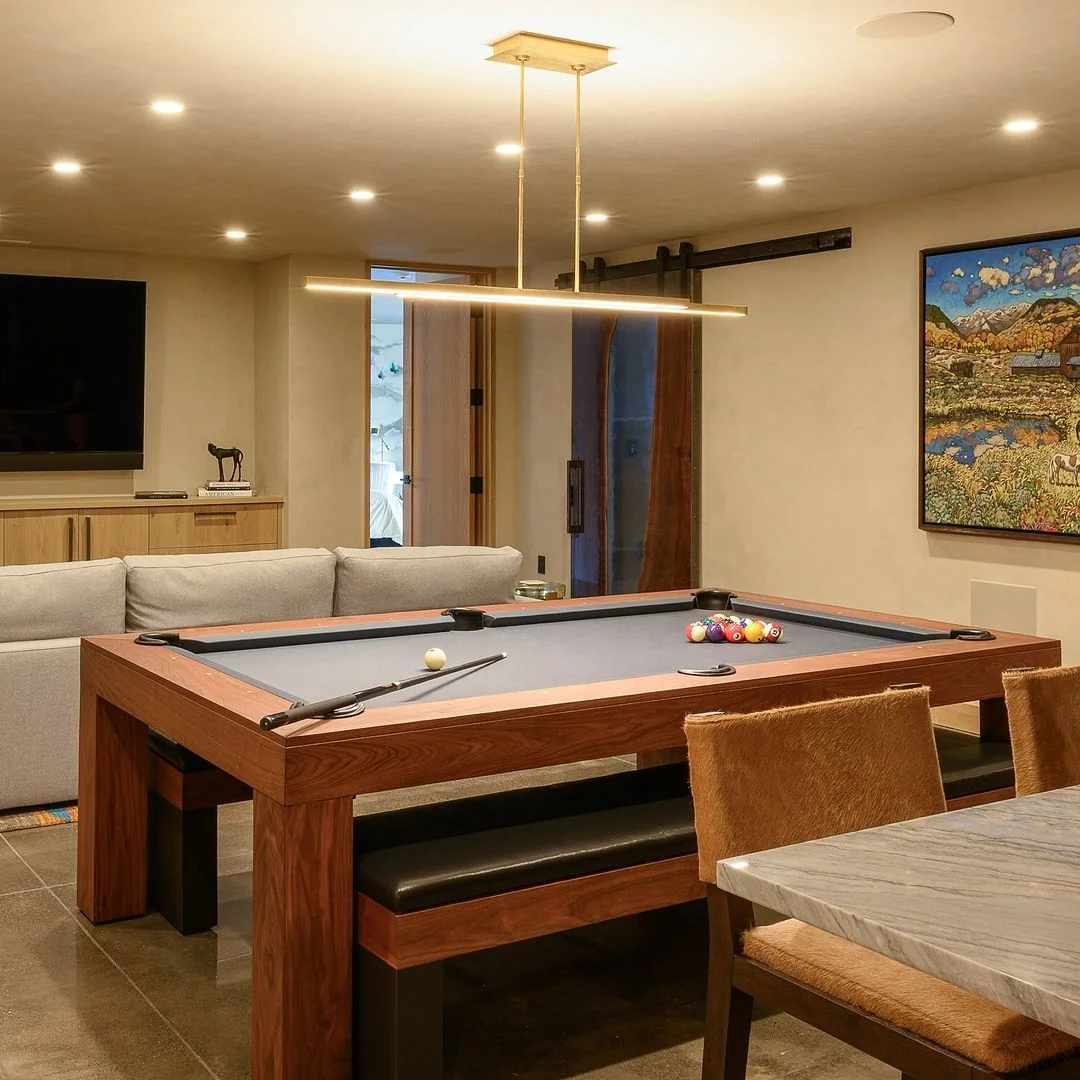 Luxury Fusion Convertible Dining Pool Table with Benches | Wanyaju China