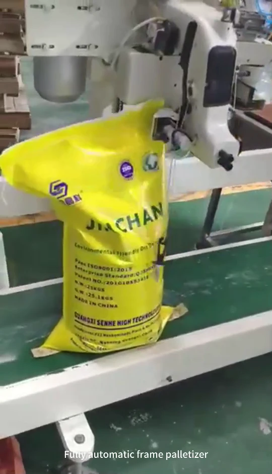 Automatic Premade/valve Bag Palletizer High Level Palletizing Machine ...