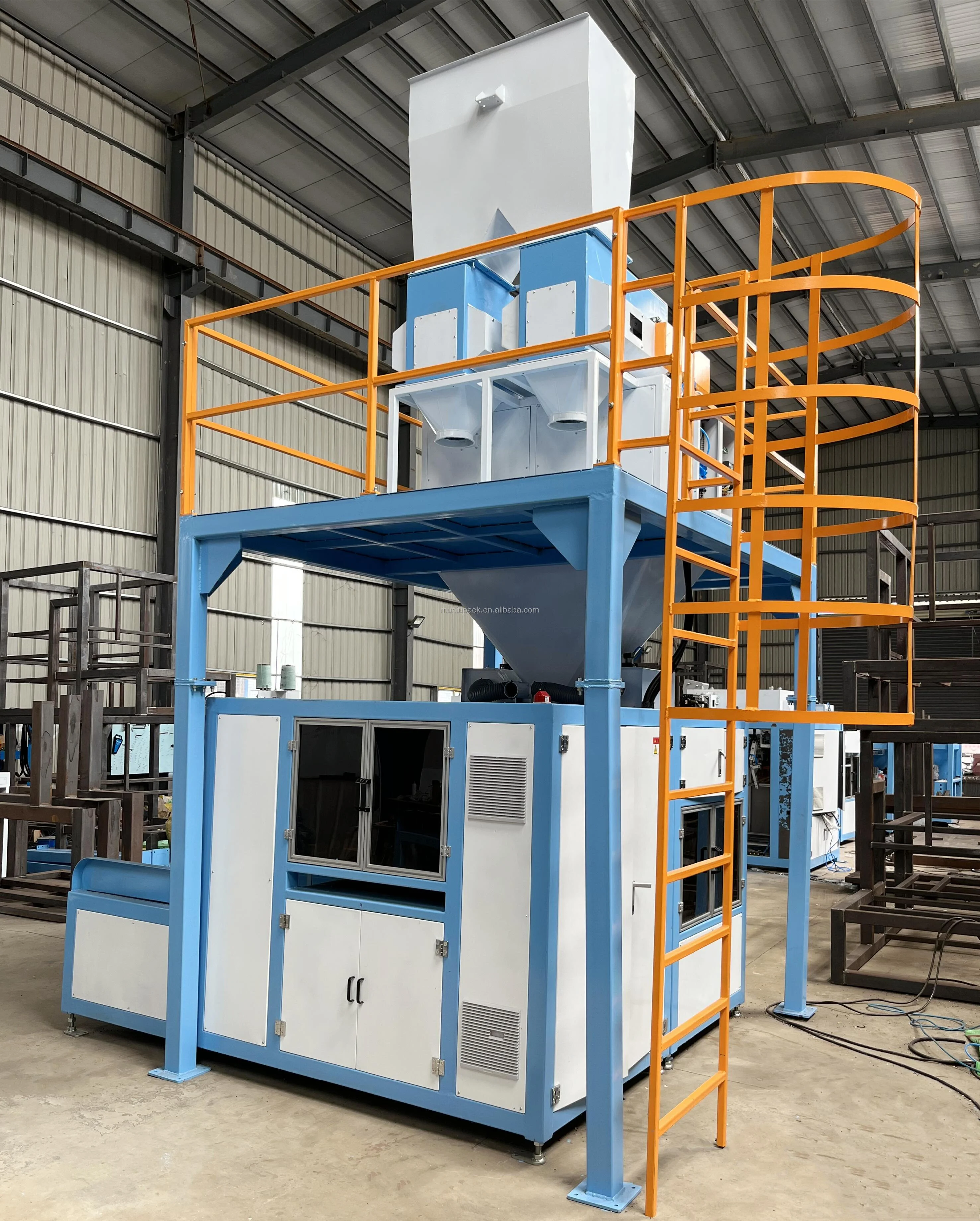 Automatic 50kg Big Bag DAP Granular Fertilizer Packing Machine - Muniu ...