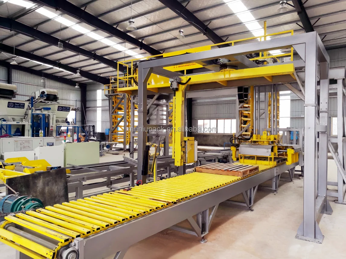 Fully Automatic Rotary Arm Pallet Stretch Wrapping Machine LLDPE ...