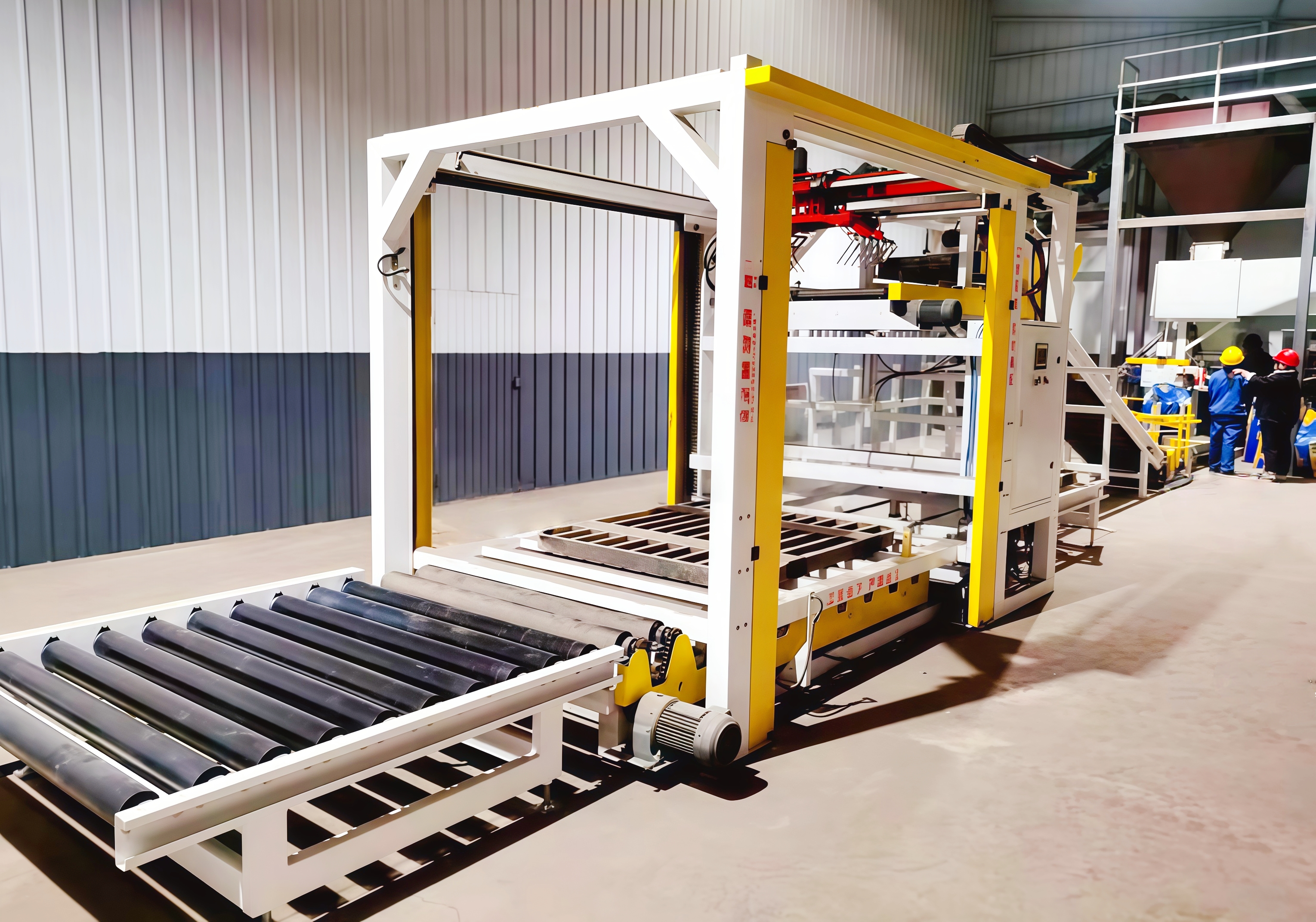 25kg 50kg Rice Bag Automatic High-position Pallet Palletizer ...