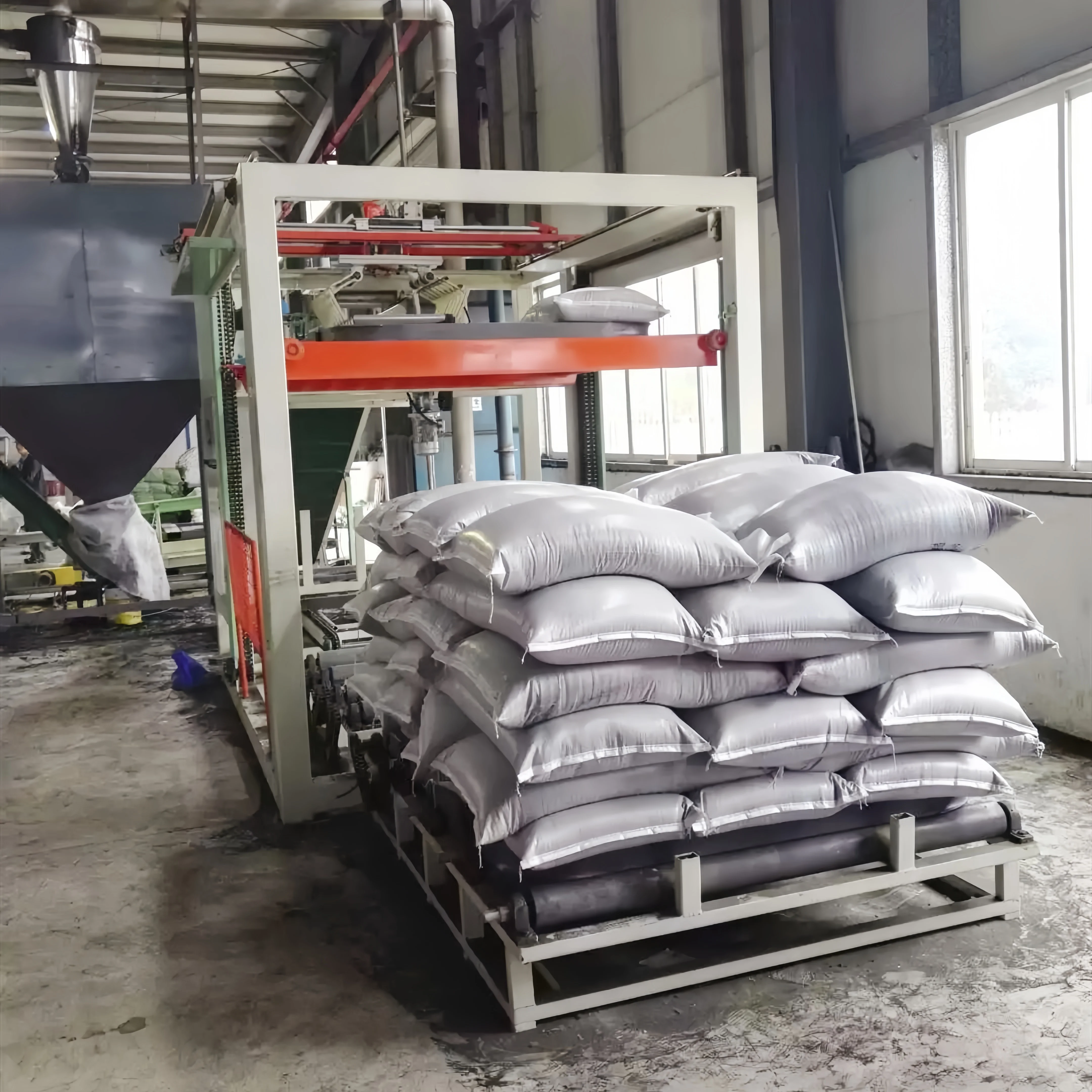 High Speed Bag Palletizer Machine for Bagging Line Manufacturer - Muniu ...