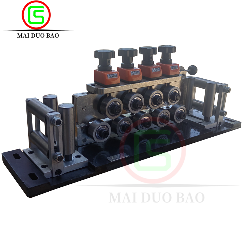 9-Roller Wire Straightener with Micrometer Adjustment