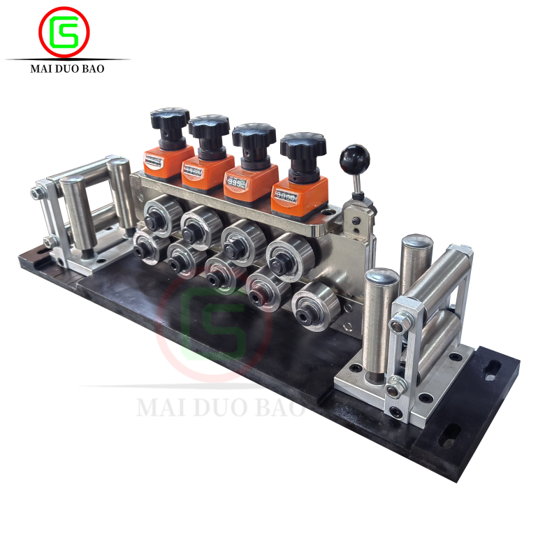 9-Roller Wire Straightener with Micrometer Adjustment