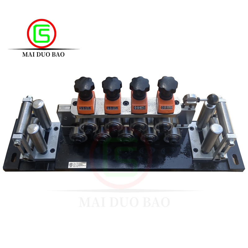 9-Roller Wire Straightener with Micrometer Adjustment