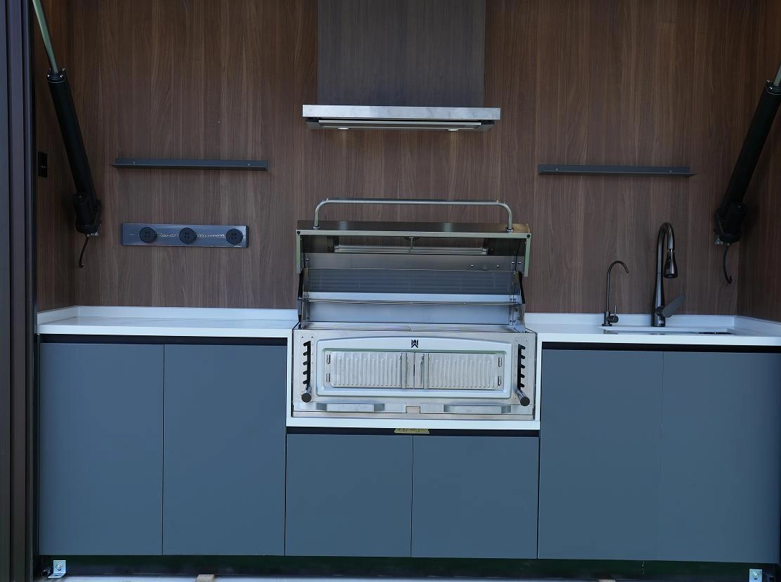 integrated barbecue kitchen integrated barbecue kitchen