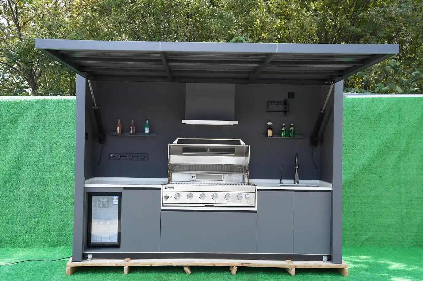 integrated barbecue kitchen integrated barbecue kitchen