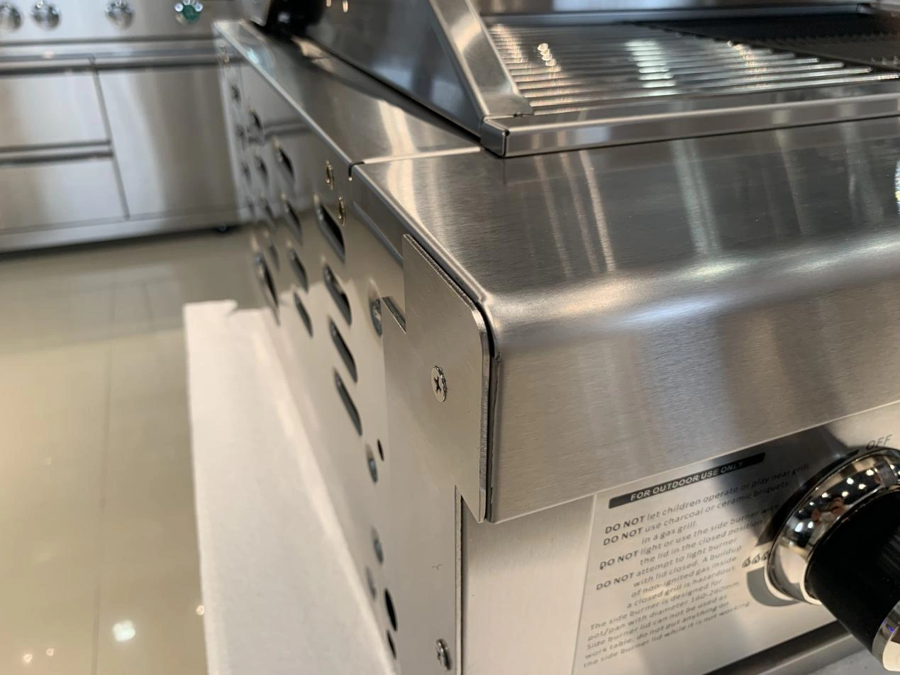 integrated luxury outdoor barbecue unit