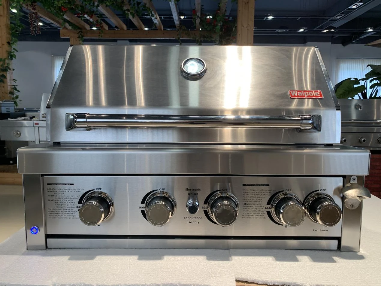 integrated luxury outdoor barbecue unit