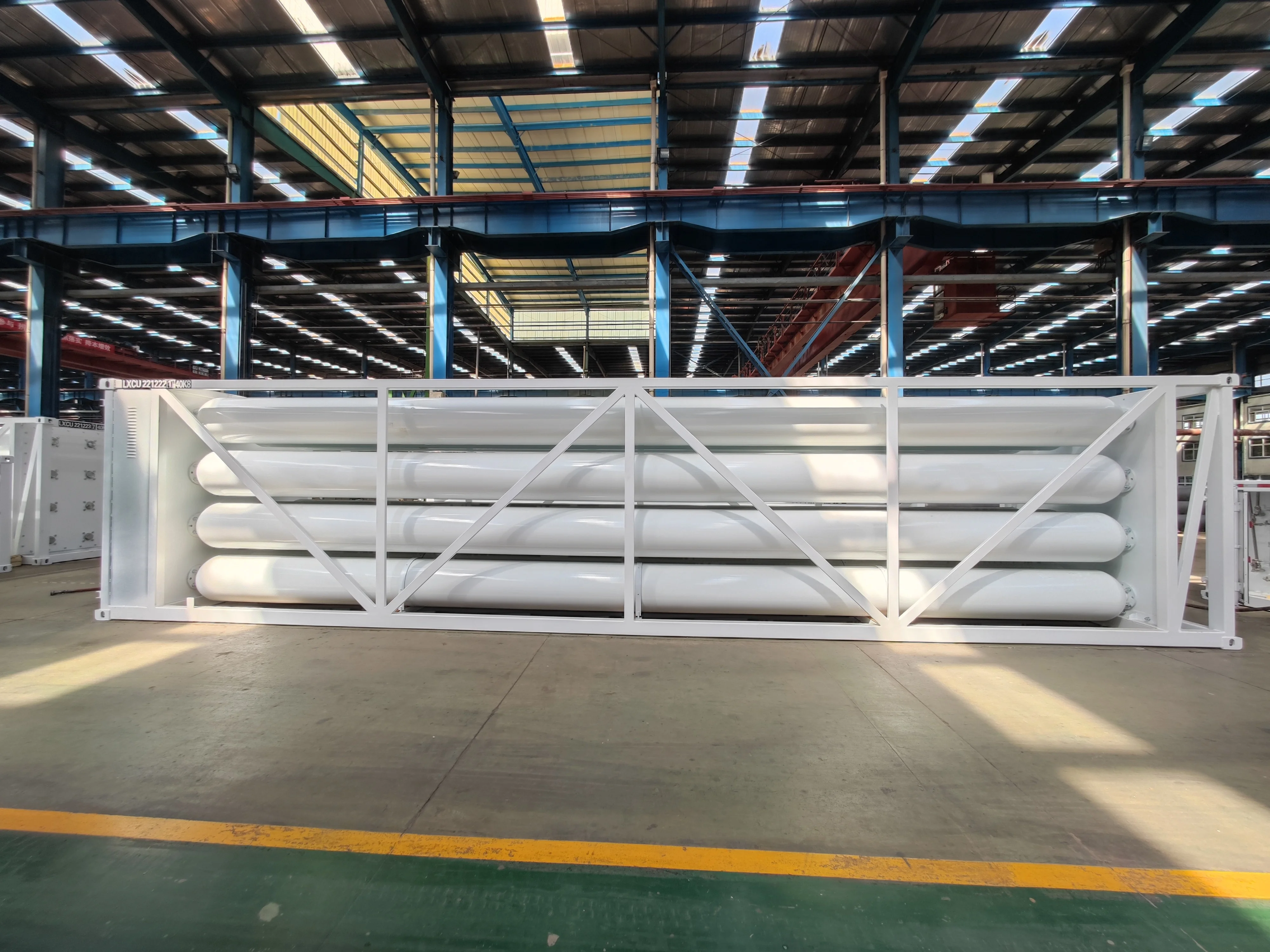 Industrial Gas Tube Skid factory