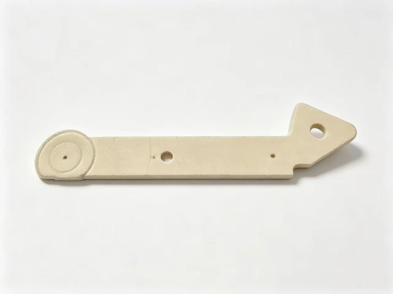 High Purity Alumina Ceramic Blade | Semiconductor Robot Arm Parts