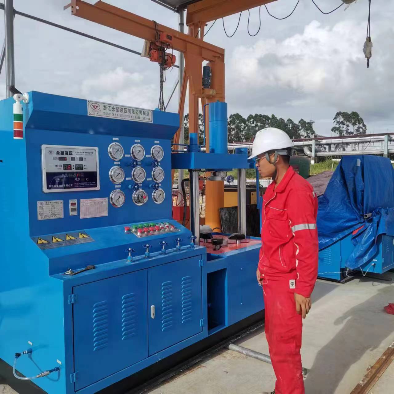 浙江永星液壓與廣西欽州工地成功合作