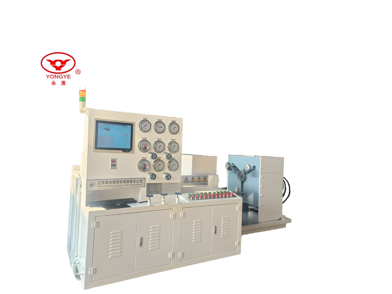 YFT-200 PLC 系統(tǒng)平臥抱爪型閥門(mén)測(cè)試臺(tái) 用于直通法蘭式閥門(mén)性能檢測(cè)