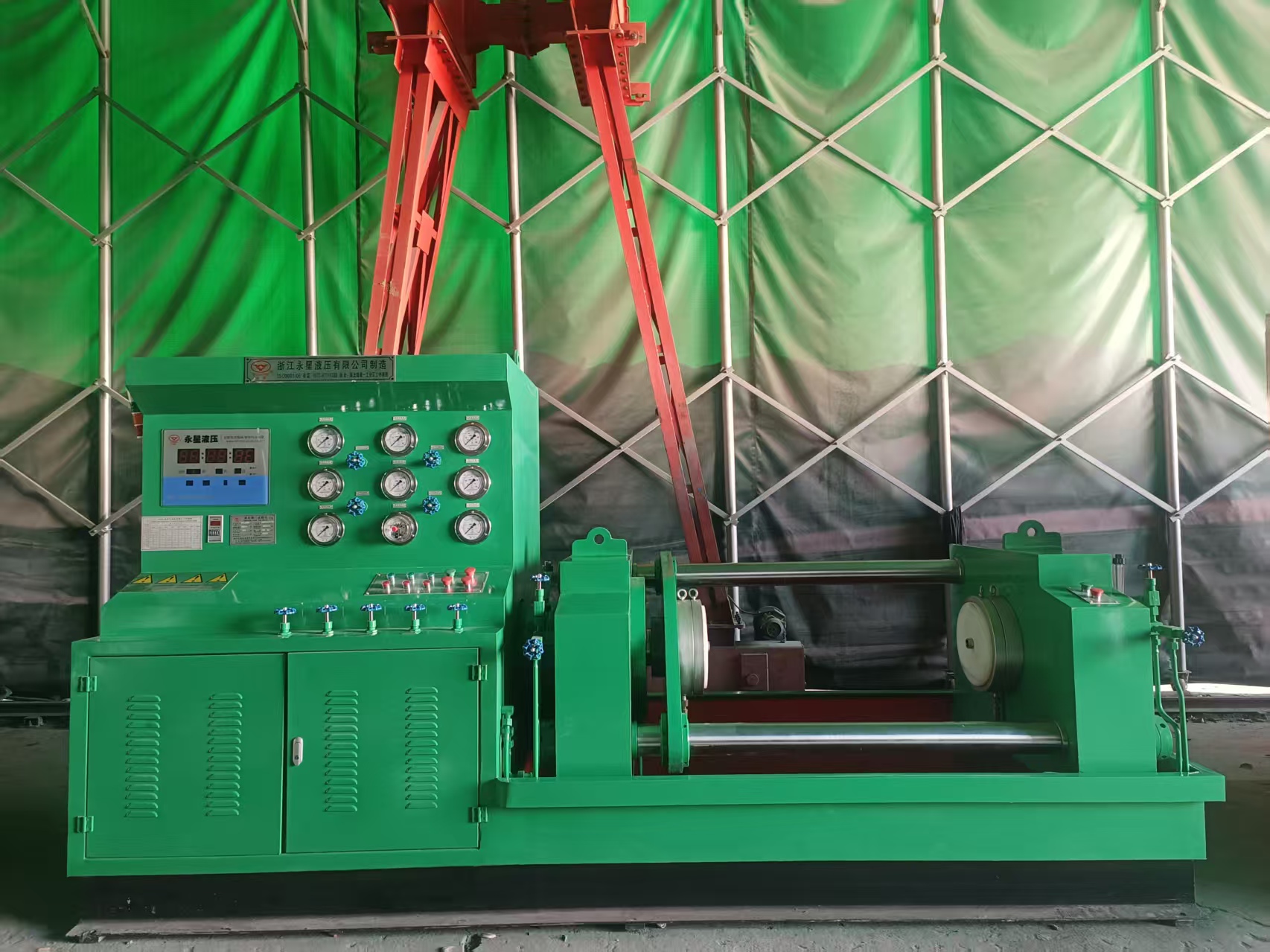 液壓閥門試驗臺走進嘉興新工廠