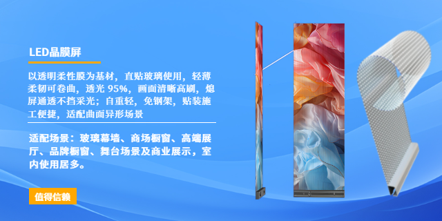 LED透明屏玻璃展示屏