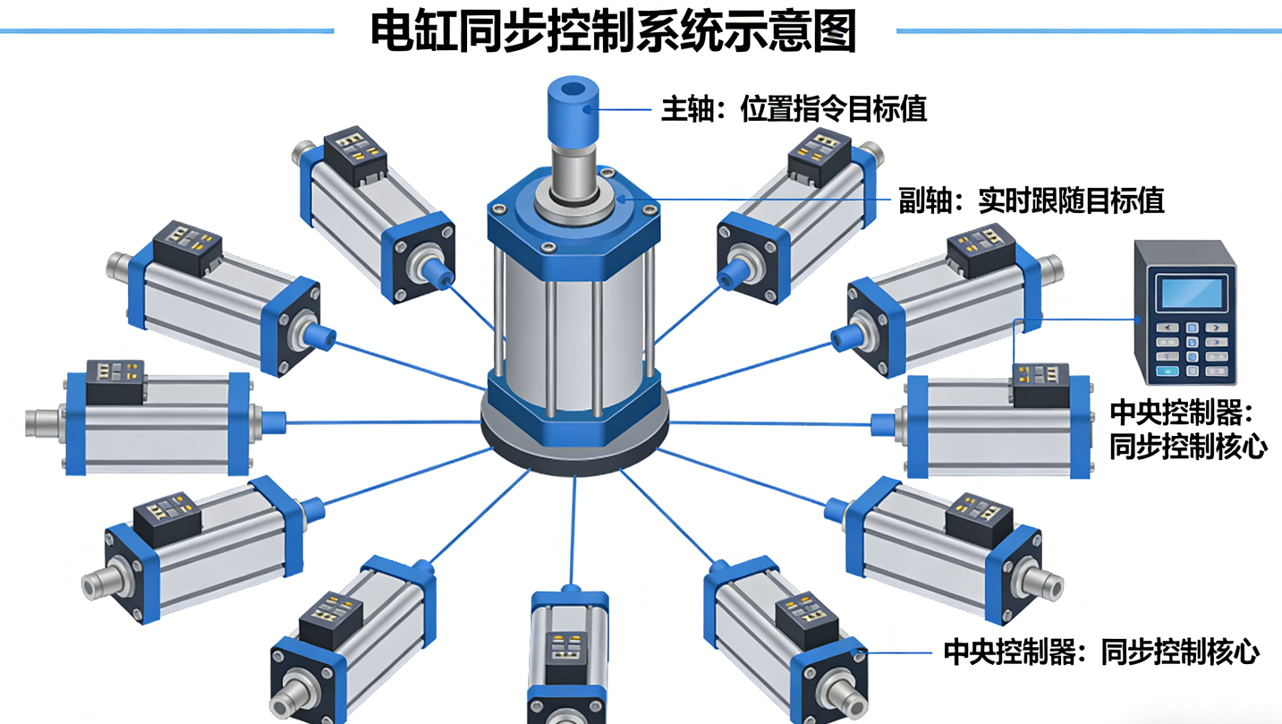 同步还是du立？电缸控制的“分身术”让你一次搞懂